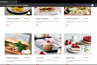 create responsive landing page or fix frontend issues
