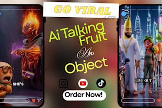 create viral ai talking fruit funny ai videos island story ballerina cappuccino
