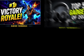 design high quality CTR thumbnails in 2 hours