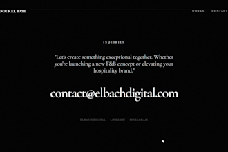 create a stunning portfolio website with animated scroll effects