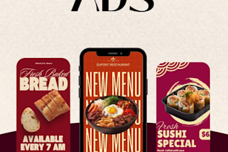 design ecommerce product ads and banners
