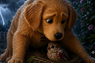 create 3d ai pixar style, 3d cartoon, 3d ai story telling, 3d ai disney design