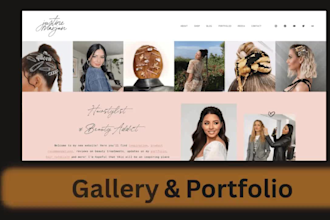 a beauty salon website with online booking and appointment system