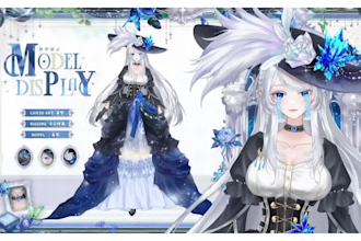design custom live 2d vtuber model vtuber rigging vtuber setup commission 3d