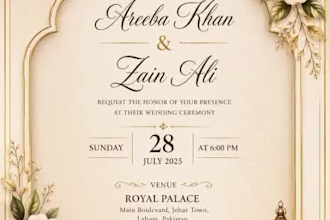 create a wedding card