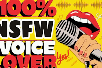 record female voice over, sexy nsfw voiceover and sultry nsfw voice audio