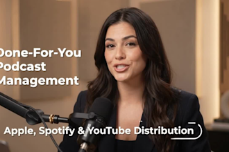 be your expert podcast launch, editing, and management specialist