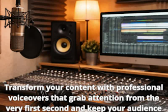 record a dynamic spanish voice over for youtube, tiktok ads reels shorts