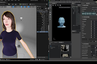3d virtual ai metahuman avatar audio2face hologram lipsync interactive character
