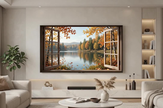 create 4k TV art for samsung frame and smart tvs