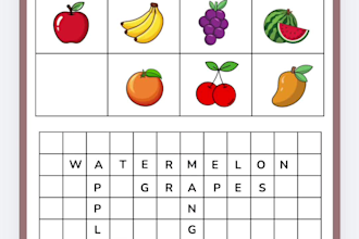 design cute educational worksheets and workbooks for kids
