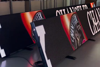 create stadium led billboard, and arena animation and loopable video ads