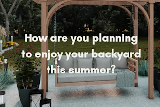 design your backyard, outdoor living spaces, entertainment areas and more