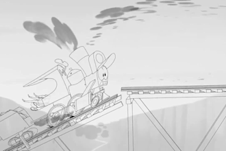 create 2d traditional hand drawn frame by frame animation, 2d cartoon animation