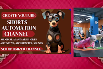 build a youtube shorts automation channel with 10 ai animal videos