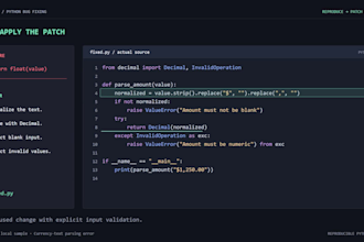 fix reproducible bugs in your local python script