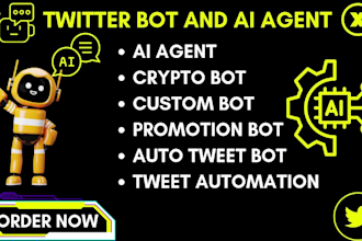 do custom twitter bot tweet automation ai agent open ai chatgpt api x bot