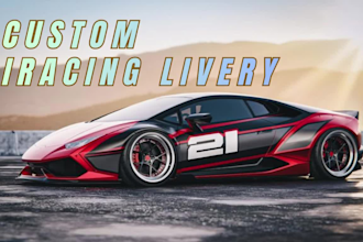 design racing liveries car wraps, iracing rfactor 2 automobilista 2 gran turismo