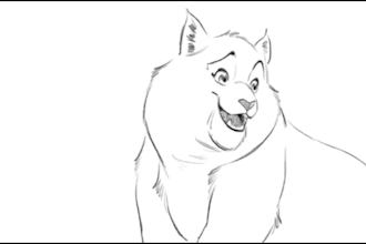 create 2d animation, frame by frame, line art animation, flipbook, pencil sketch