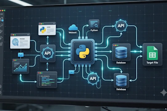 automate tasks with python, web scraping, and apis