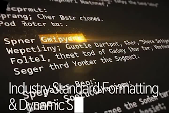 create a cinematic book trailer script, novel, ebook, movie script