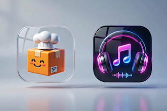 design premium app icons for android, ios and games