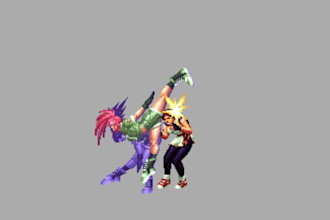 make pixel art character nsfw pixel art sprite sheet 2d pixel art animation