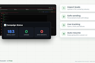 build a cold email automation system with brevo