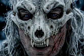 create epic cinematic ai metal music video with dark brutal visuals