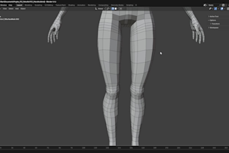 do clean 3d retopology and low poly optimization in blender