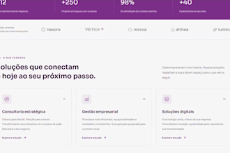 build a responsive business website or landing page with SEO