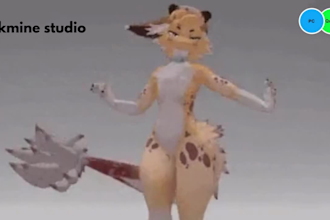 custom vrchat furry avatar vrc furry avatar anthro vr character furry vrc avatar