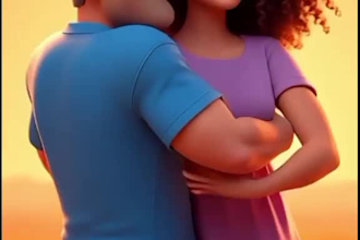 create viral ai couple video, ai kissing video for tiktok