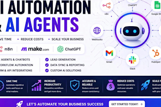 build ai agents, chatbots and workflows automation with n8n and chatgpt