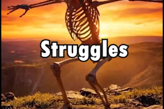 create dr data style ai skeleton animation short, animation video for your reels