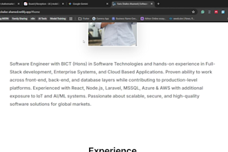 design and develop a portfolio and websites for you
