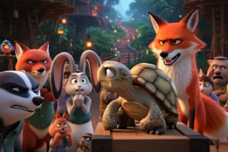 create ai talking animal animation videos for social media