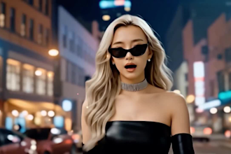 do cinematic ai music video ai fashion video, influencer ads for viral promotion