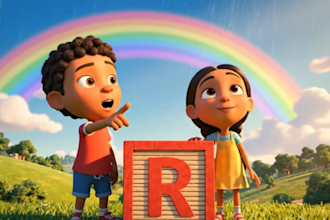 create 3d cartoon storytelling animation video, ai video for kids, adults, teens