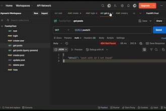 build a rest API backend with fastapi, postgresql and docker