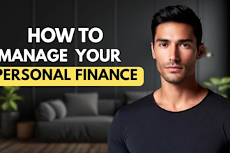 create professional finance youtube thumbnail