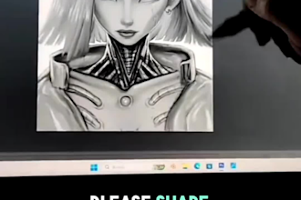 draw anime character in my style