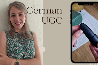create customized ugc video ads in german