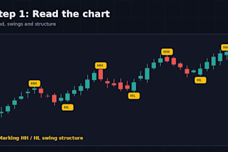 professionally annotate your trading view chart and analyze market structure