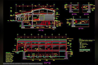 draw concrete structural drawings in autocad
