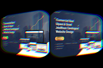 design a commercial real estate and property investment website