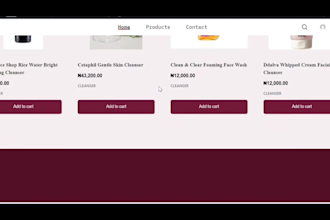 design a premium skincare and beauty website