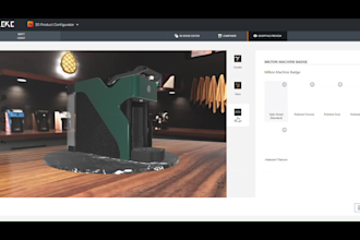 setup a 3d product configuration for shopify with zakeke