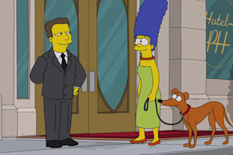 do 2d simpsons animation, family guy animation, yellow cartoon, rick morty