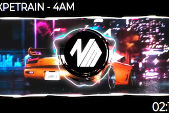 create an impressive music visualizer for your music or audio